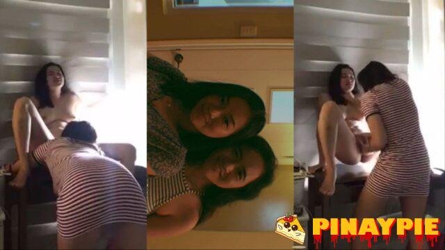 Dalawang babae na takot sa otin nakasundong magdalirian