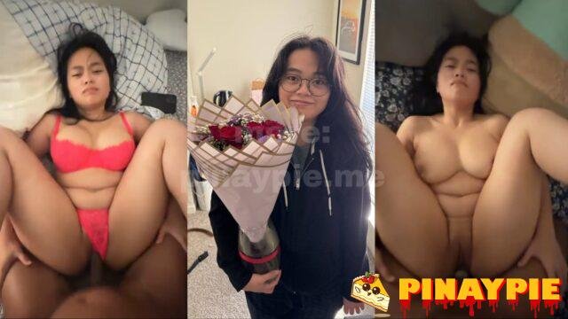 Pagkatapos bigyan ng bulaklak binuka rin ang kanyang bulaklak